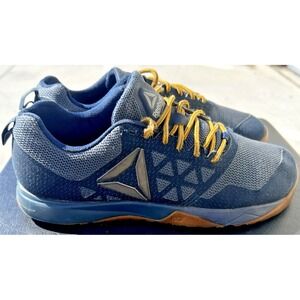 Reebok Nano 6 Men's Crossfit Training Shoes 7 Navy Lace Up Gum Sole Athletic